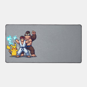 Pixel Power Trio Desk Mat - Gaming Legends Schreibtischunterlage