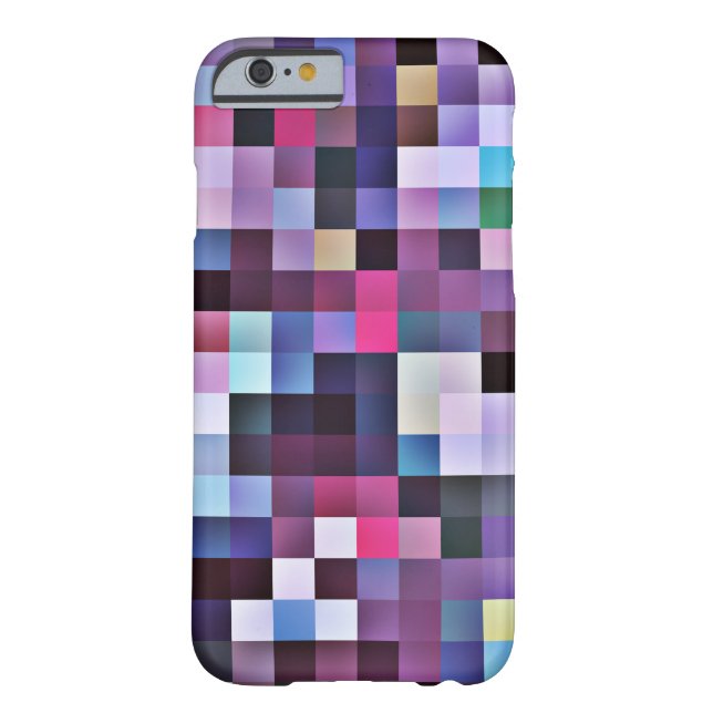 Pixel quadriert iPhone 6 Fall - Purpur Case-Mate iPhone Hülle (Rückseite)