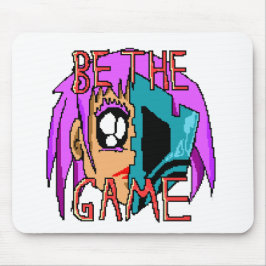 Pixel Rebel Zoe - 8-Bit Character Art Mousepad
