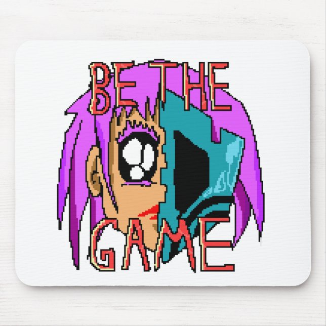 Pixel Rebel Zoe - 8-Bit Character Art Mousepad (Vorne)