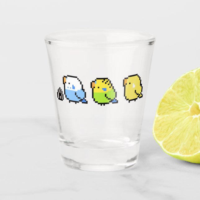 Pixel Schnapsglas (Vorderseite)