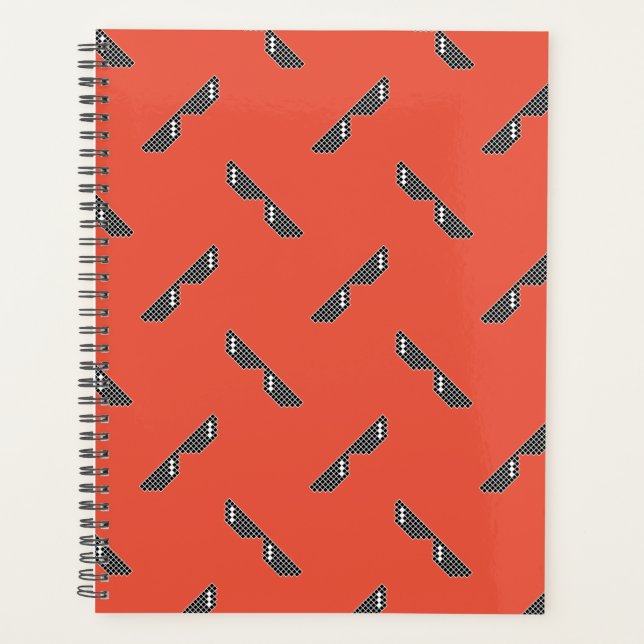 Pixel-Sonnenbrillenmuster Planer (Vorderseite)