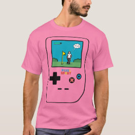 Pixel Sport Golf Retro Gaming T - Shirt