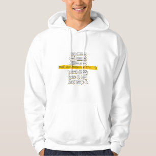 Pixel-Sprechblasen-Pack – Retro-Soziale-Medien-Phr Hoodie