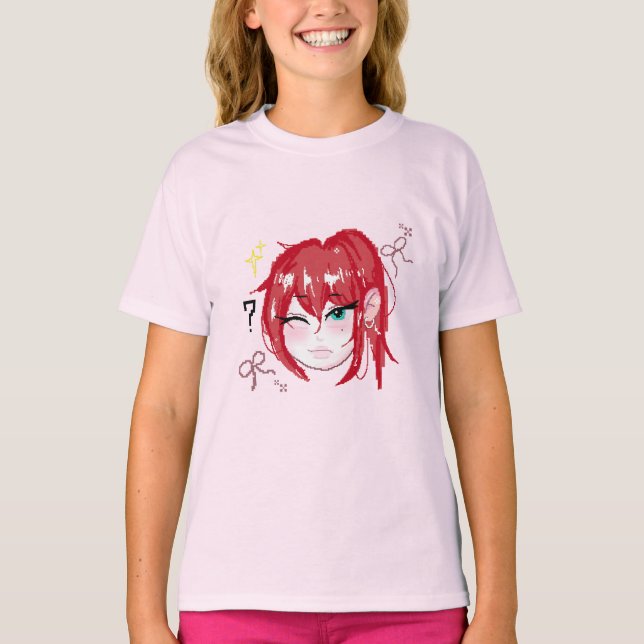 Pixel süße Kunst T-Shirt  (Vorderseite)