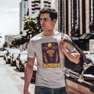 Pixel-Tarot-Card-Teufel T-Shirt