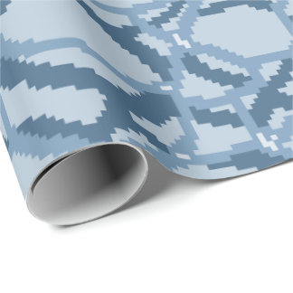 Pixel-Wasserwellenmuster Geschenkpapier