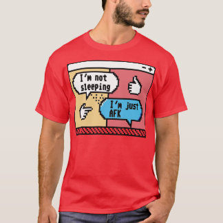 Pixelated Chatter Die AFK-Beichte T-Shirt