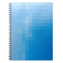 Pixelated Sky Spiral Notebook Notizblock
