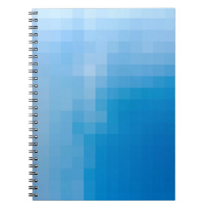 Pixelated Sky Spiral Notebook Notizblock