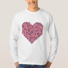Pixelbasierte Liebe T-Shirt