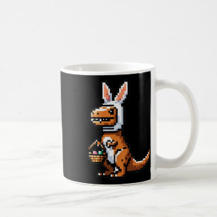 Pixeled Juric Egg Hunt Überraschung Dino Osterkani Kaffeetasse