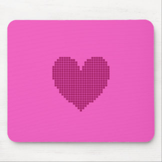 Pixeliges Herz Mousepad