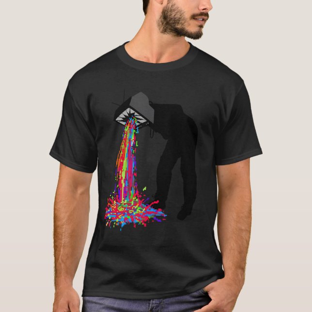 Pixelkotzen T-Shirt (Vorderseite)