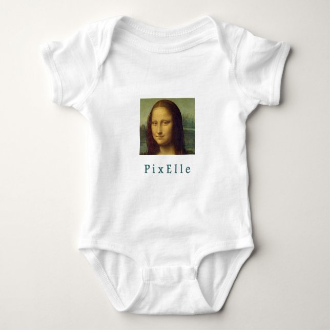 Pixelle Baby Strampler (Vorderseite)