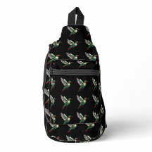 Pixels Green Hummingbird