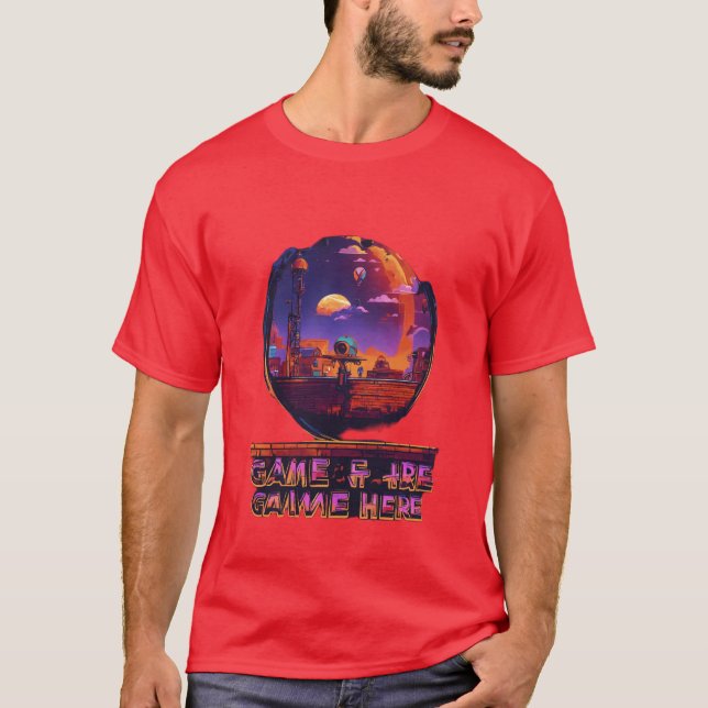 Pixelter Sunset Adventure-T - Shirt (Vorderseite)