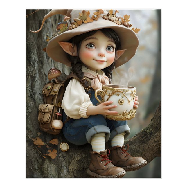 Pixie Beige Hat Mirror gegenüber dem rechten Poste Poster (Vorderseite)