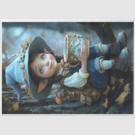 Pixie Blue Hat Pastors Tissue Paper Seidenpapier