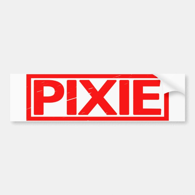 Pixie-Briefmarke Autoaufkleber (Vorne)