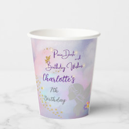 "Pixie Dust and Birthday Wishs" Party Pappbecher