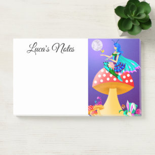Pixie Fairy auf Mushroom Wonderland Post-it Klebezettel