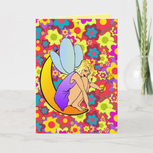 PIXIE FAIRY MÄDCHEN Grußkarten Karte