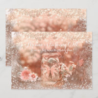 Pixie Fairy Wings Sparkle Mason Einladungen