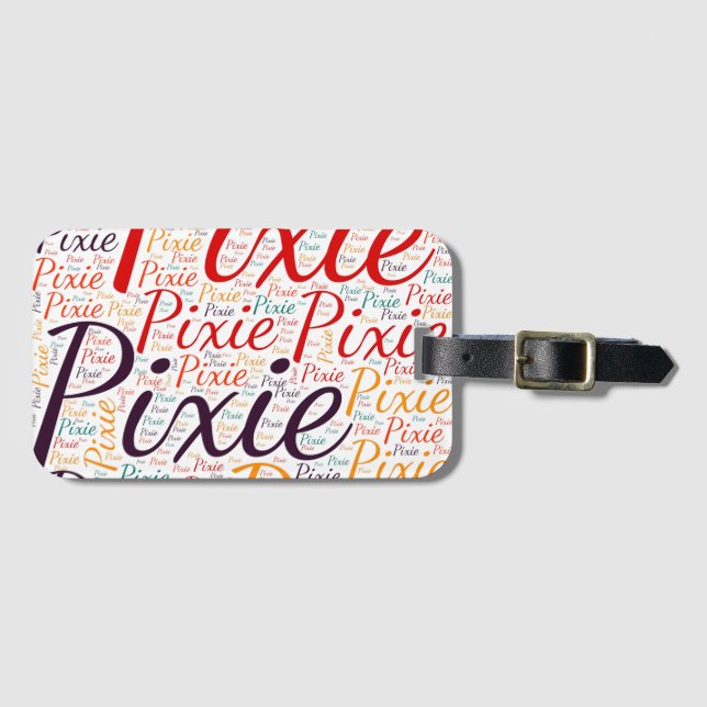 Pixie Gepäckanhänger (Vorderseite (Horizontal))