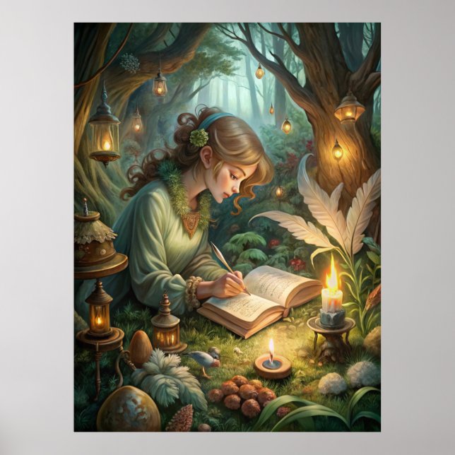 Pixie Girl Writing Poster (Vorne)