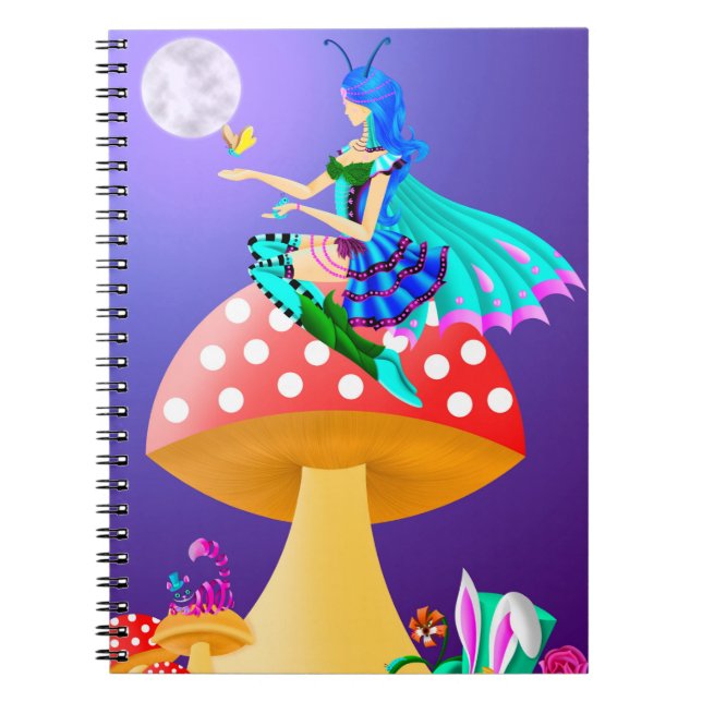  Pixie im Pilz-Wunderland  Notizblock (Vorderseite)