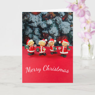 Pixie-Magie-Weihnachten Noel-Mid-Century-Elfenkart Karte