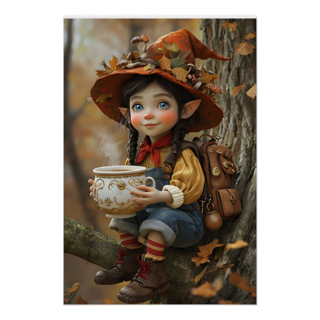 Pixie Orange Hat Links gegenüber Poster (Vorderseite)