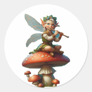 Pixie Runder Aufkleber