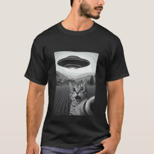 Pixiebob-Katzen-Selfie-lustige-Alien-Entführung-Me T-Shirt