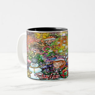 Pixies Regenbogen Zweifarbiges Kaffeetasse