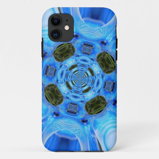 Pizap Blue Orchids iPhone 5 Fall Case-Mate iPhone Hülle (Rückseite)