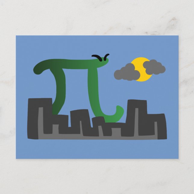 Pizilla Postkarte (Vorderseite)