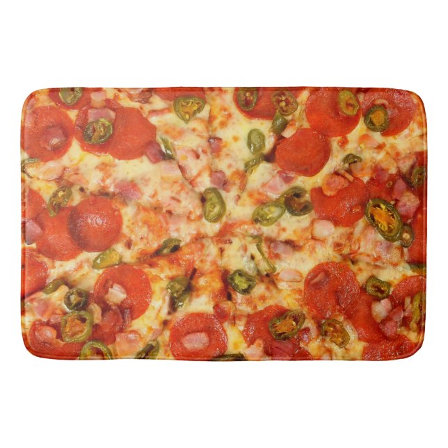 PIZZA 2 BADEMATTE (Vorderseite)