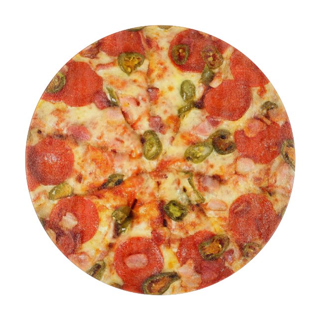 PIZZA 2 SCHNEIDEBRETT (Vorderseite)