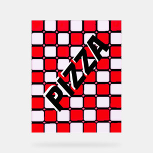 PIZZA ACRYLSCHILD