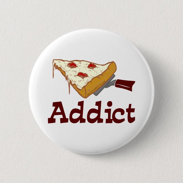 Pizza Addict Button (Vorderseite)