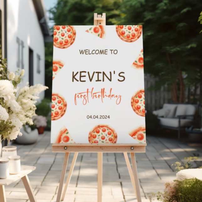 Pizza Affiche de bienvenue Pizza Bienvenue (Créateur téléchargé)