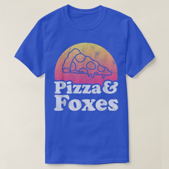 Pizza And Foxes Or Fox 13832927 T-Shirt (Design vorne)