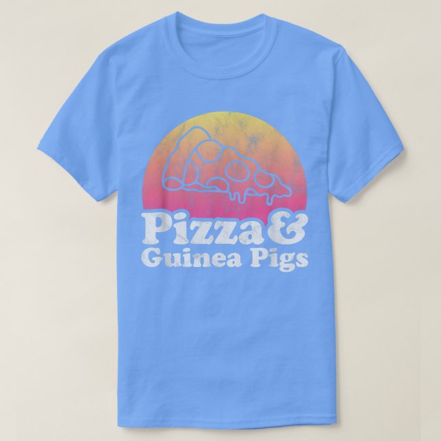 Pizza and Guinea Pigs or Guinea Pig  T-Shirt (Design vorne)