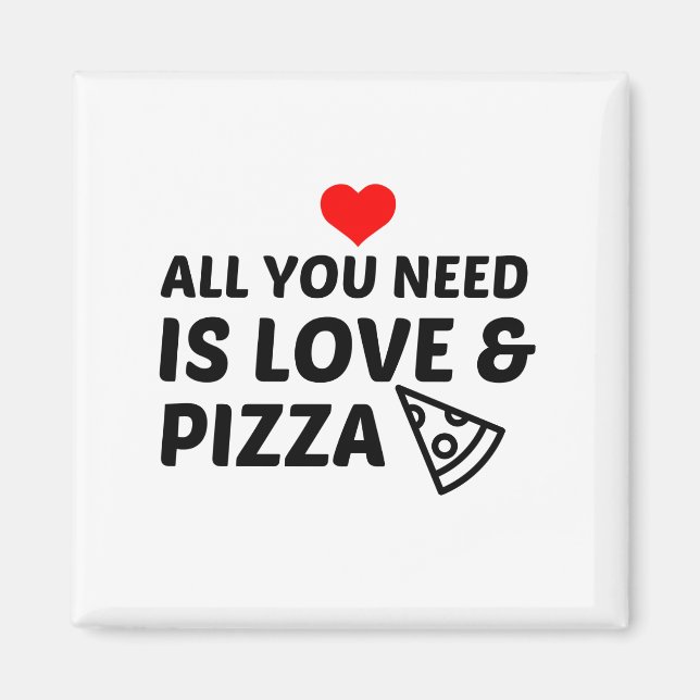 PIZZA AND LOVE MAGNET (Vorne)