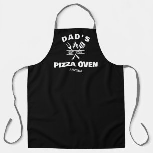 Pizza Apron personnalisé, tablier papa, four à piz