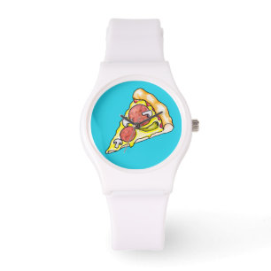 Pizza Armbanduhr