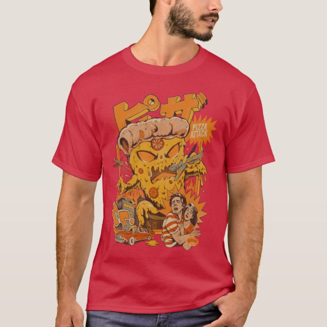 Pizza Attack family T-Shirt (Vorderseite)