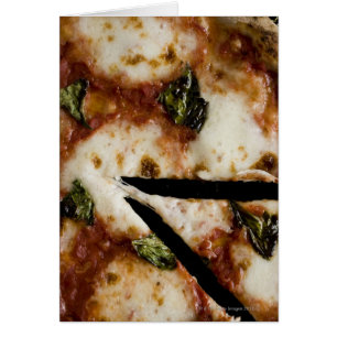 pizza au fromage au bois